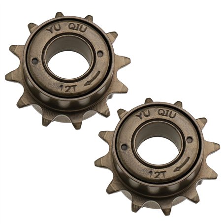 SG Store 2 Pièces 12T Dents Roue Libre à Vitesse Unique Pignon de Volant 34mm Grand Diamètre Vélo Pignon de Volant d'inertie Acc