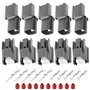 SG Store Lot de 5 Paires de Connecteurs Solénoïdes à 1 Broche avec Bornes Et Joints (6189-0386 Et 6181-0227) pour Les capteurs d