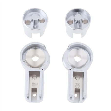 Briny River 1 Jeu de Charnières Gauche Et Droite pour Porte de Salle de Bain en Verre Compatible avec Roman Haven R12 Serrage de