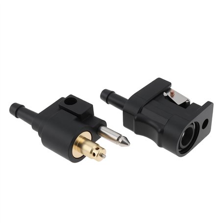 Briny River Raccord Rapide de Conduite de Carburant Mâle Femelle Cannelé 1/4 Po 6 Mm Compatible avec Yamaha Moteurs Hors-Bord
