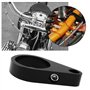 Briny River Collier de Serrage pour Câble d'embrayage de Guidon 32 Mm (1-1/4") Compatible avec Har-Ley Les Motos Noir