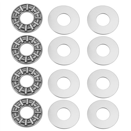 Briny River Lot de 4 Roulements à Aiguilles de Butée AXK1024 Compatible avec Les Fraiseuses Sécurisées Ou Reconstruites