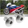 Briny River Lot de 20 Vis de Carénage de Moto M5 X 8 Mm Boulons de Fixation en Acier Inoxydable Compatible avec Honda VFR750