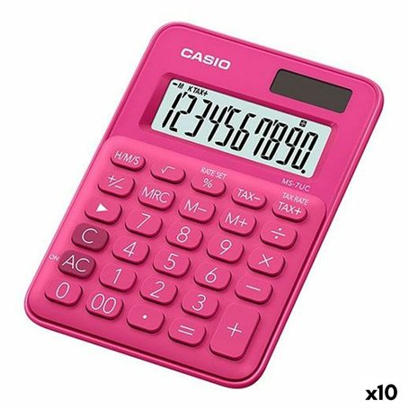 Calculatrice Casio Rouge (10 Unités)