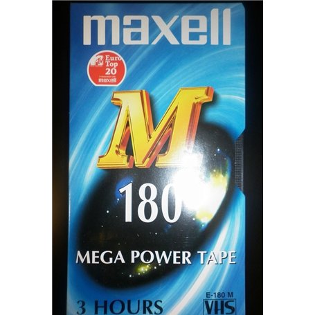 Cassette vidéo VHS Maxell M180