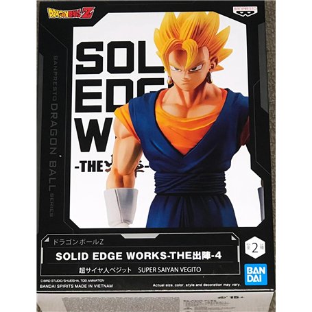 Banpresto Figura Super Saiyan Vegito Solid Edge Works Vol.4 Dragon Ball Z 17cm