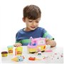 Play-Doh Peppa et le camion de glaces, figurines Peppa et George, 5 pots de pâte a modeler, des 3 ans
