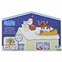 Peppa Pig Peppas Calendrier de l'Avent avec 24 jouets surprises et autocollants, jouets pour enfants