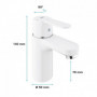 GROHE Mitigeur monocommande Lavabo Taille S Get Blanc 23586LS0 129,99 €