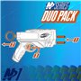 Nerf N Series, Duo Pack de Blasters à fléchettes et 12 fléchettes N1