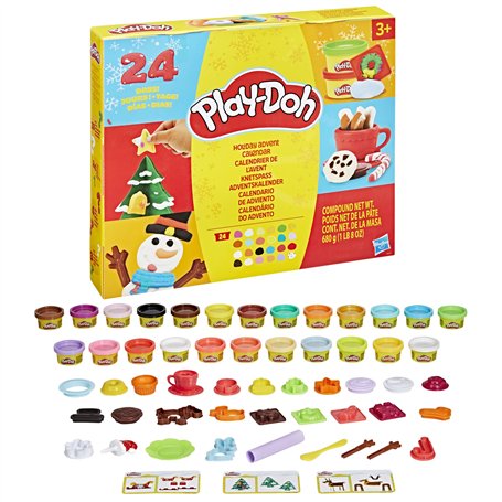 Play-Doh Calendrier de l'Avent des fêtes