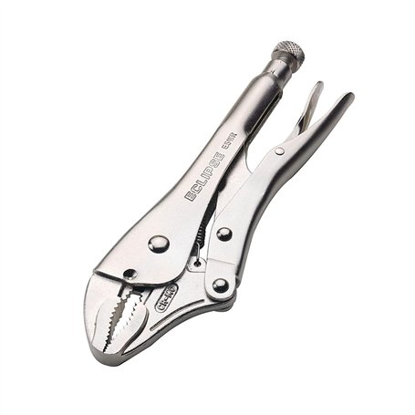 Eclipse Professional Tools E5WR Pince à verrouillage à mâchoire coudée avec coupe-câbles de 125 mm (5")