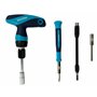 Eclipse Professional Tools ETGRS53PS Jeu de tournevis à cliquet et mini douilles 53 pièces à poignée en T