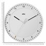 Braun Grande Horloge Murale analogique Classique avec Mouvement de Balayage Silencieux, Facile à Lire, diamètre de 30cm, en Blan