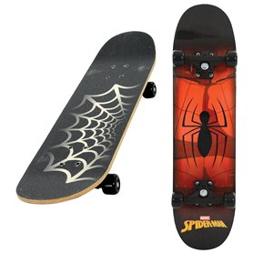 Spider Man Deluxe Skateboard pour Enfants débutants sous Licence Officielle Graphique Durable 7 Plis Roues en PVC Lisse offrant  Spider Man Deluxe Skateboard pour Enfants débutants sous Licence Officielle Graphique Durable 7 Plis Roues en PVC Lisse offrant