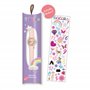 Tikkers Filles Analogique Quartz Montre avec Bracelet en Polyuréthane TK0201