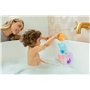 Munchkin Jouet de Bain Falls avec Ventouses | Jeu de Chute Multicolore | Comprend 3 Jouets Interactifs & 1 Tasse Verseuse | Amus