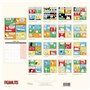Calendrier mural 2025 Peanuts 17 mois d'août 2024 à décembre 2025 avec affichage mensuel