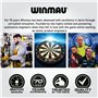 WINMAU Darts Cadet Twinset - Acier de qualité supérieure - 19g Jeu de fléchettes à Pointe en Acier avec ailettes et tiges de flé