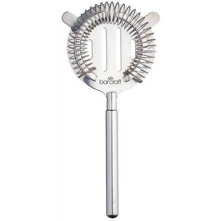 BarCraft Stainless Steel Hawthorne Cocktail Strainer