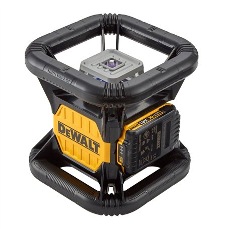 DEWALT - Niveau laser rotatif 18V avec coffret et accessoires - DCE074D1R