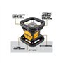 DEWALT - Niveau laser rotatif 18V avec coffret et accessoires - DCE074D1R