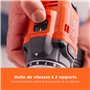 BLACK+DECKER Marteau perforateur sans fil 18V POWERCONNECT, moteur sans balais, couple 50 Nm, mandrin sans clé 13 mm – Unité san