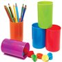 Baker Ross Pots de Rangement en Plastique Multicouleur - Lot de 12, Loisirs Créatifs pour Enfants (FC890)