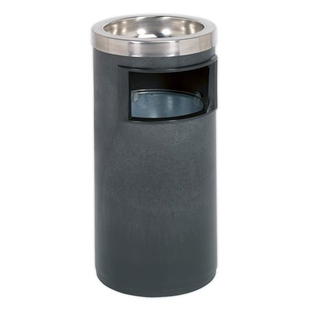 Sealey RCB06 Poubelle urbaine avec cendrier 270 x 270 x 590 mm