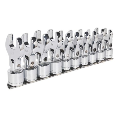 Sealey S01043 Jeu d'embouts pivotants pour clé à fourche