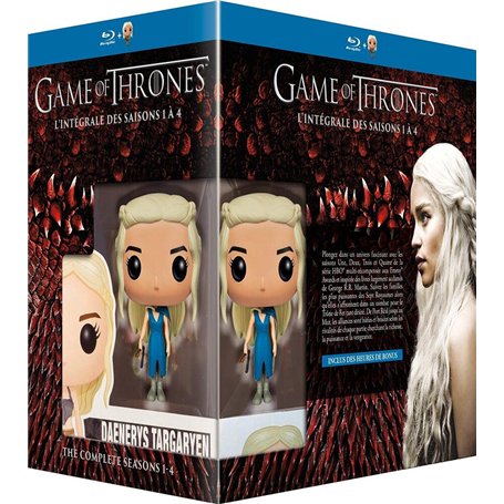 Game of Thrones (Le Trône de Fer) - L'intégrale des saisons 1 à 4 - Blu-ray - HBO [+ figurine Pop! (Funko)]