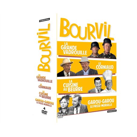 Bourvil-Coffret : La Grande Vadrouille + Le Corniaud + La Cuisine au Beurre Garou Le Passe-muraille