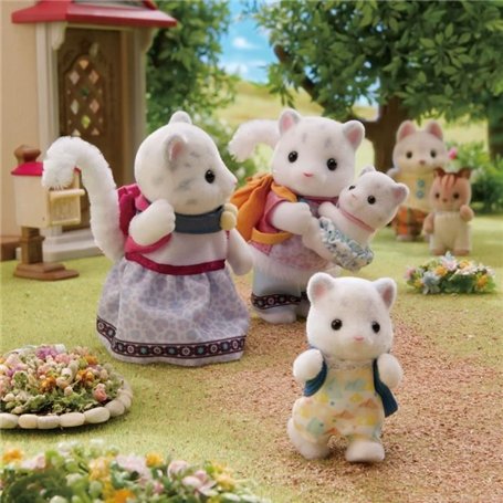 Mini-figurines - SYLVANIAN FAMILIES - La famille Panthere des neiges - Des 3 ans