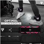 RDX Sangle Cheville Musculation Anneau D'Haltérophilie Machine Fixation Ankle Straps, Poignet Wraps Fitness Entraînement, Exerci