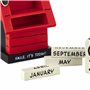 Hallmark Calendrier perpétuel, calendrier SNOOPY & WOODSTOCK, blocs de calendrier, calendrier fantaisie, niche, rouge