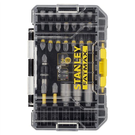 STANLEY STA88557-XJ Coffret 32-Pieces Embouts Impact Torsion 25mm - Gamme FATMAX