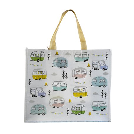 DV Fashions Caravan Recycled Plastic Bottles RPET Reusable Shopping Bag RPBAG05