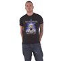 Rock Off officially licensed products Iron Maiden T Shirt Powerslave Mummy Band Logo Officiel Noir