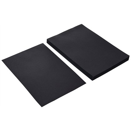 House of Card & Paper Lot de 100 feuilles cartonnées 160 g/m² format A4 noir