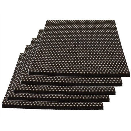 Lifeswonderful - Lot de 5 Patins Antidérapants Auto-adhésifs en Feutre 100x100mm