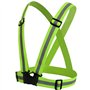 TRIXES Harnais de Sécurité Réfléchissant Haute Visibilité Réglable - Gilet Vert Fluorescent Unisexe