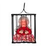 TRIXES Poupée d'halloween effrayante en Cage