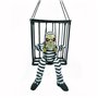 TRIXES Squelette d'halloween Effrayant en Cage, Accessoire de Maison hantée avec Voix hurlante, créature de Cauchemar