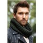 likemary Snood Homme – Tour de Cou & Cache Cou en Laine Mérinos – Écharpe Tubulaire Fait Main – Cadeau Éthique et Chaleureux Cam