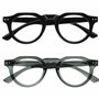 OPULIZE RIO Lunettes de Lecture Anti-Lumière Bleue Lot de 2 - Monture Partie Supérieure Droite - Noir
