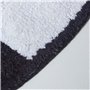 HOMESCAPES Tapis de Bain décoratif de 80 cm de diamètre avec Le Design Ballon de Foot
