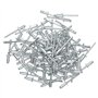 500 Aluminium métriques Pop Rivets aveugles Pot de fixation fixation 4.8x10mm