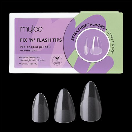 Mylee Capsules Fix & Flash Soft Gel Tips - Capsule Americaine de Gel Souple