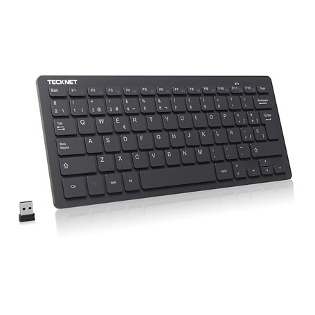 TECKNET Mini clavier sans fil 2.4G ultra fin