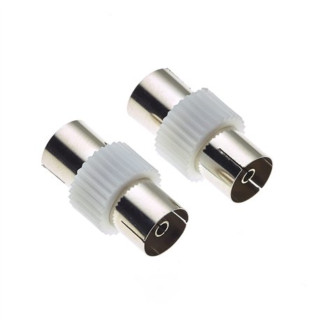 Keple Coupleur et adaptateur de prise coaxiale TV vers prise coaxiale TV